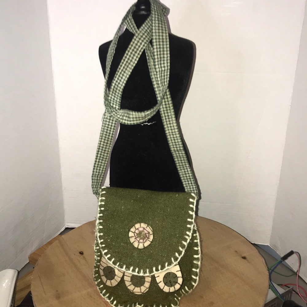 Green Plaid Handbag